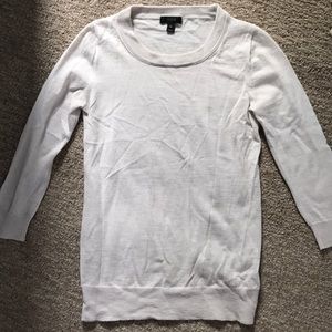 J crew light 3/4 sleeve sweater